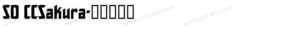 SO CCSakura字体转换